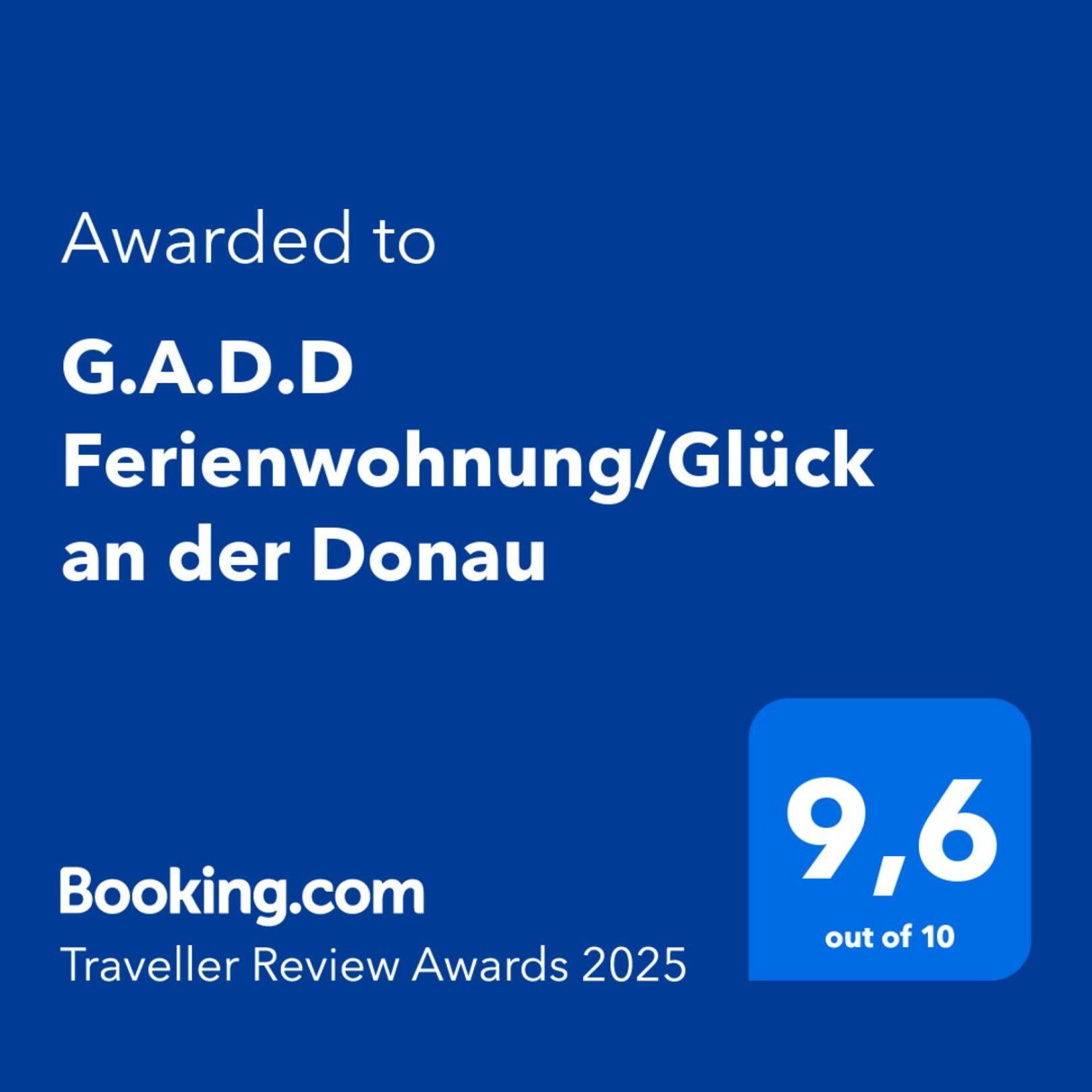 G.A.D.D Ferienwohnung/Glueck An Der Donau 施特劳宾 外观 照片
